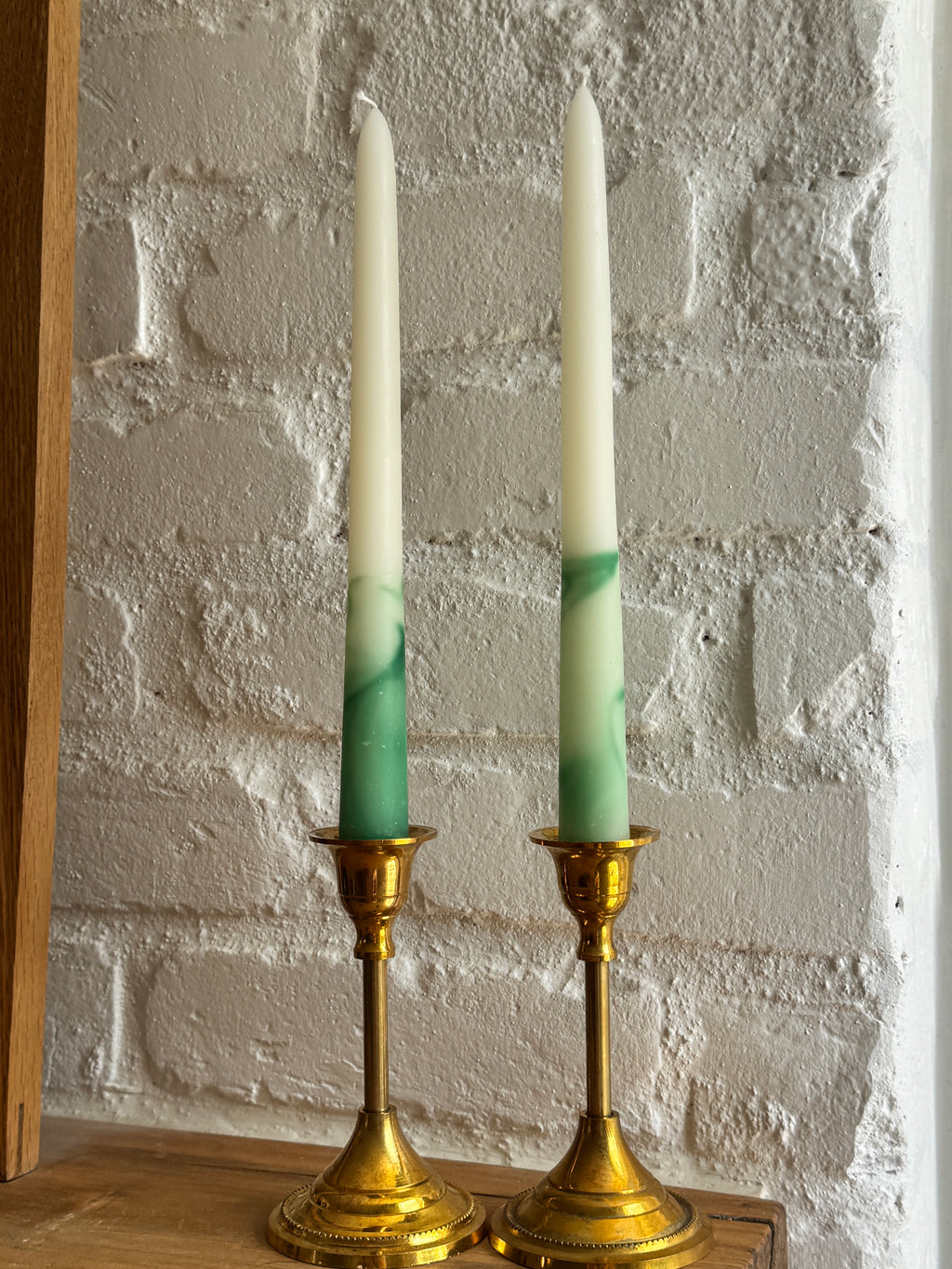 Wild Bloom Dipped Beeswax Tapers