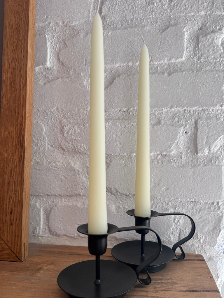 100% Pure California Beeswax Taper Candles - Set of 6
