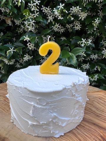 Honey Glow Beeswax Numbers