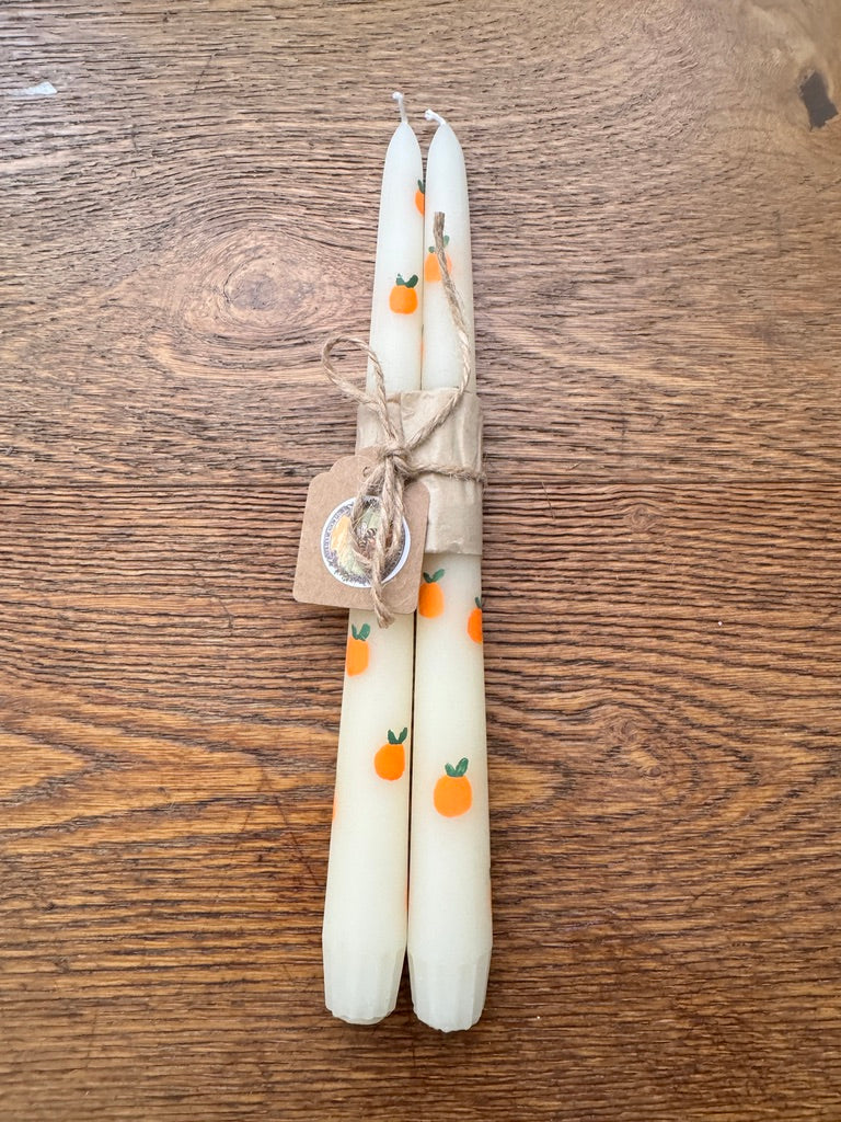 Coastal Bloom Beeswax Tapers