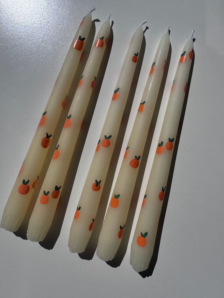 Coastal Bloom Beeswax Tapers