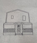 Custom Embroidered House Portrait