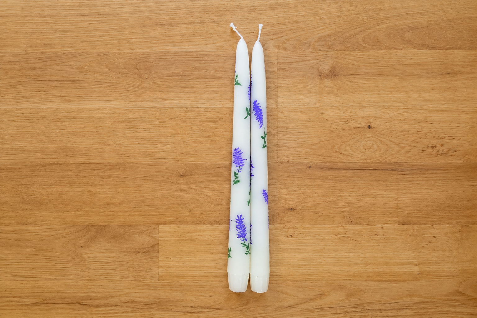 Coastal Bloom Beeswax Tapers