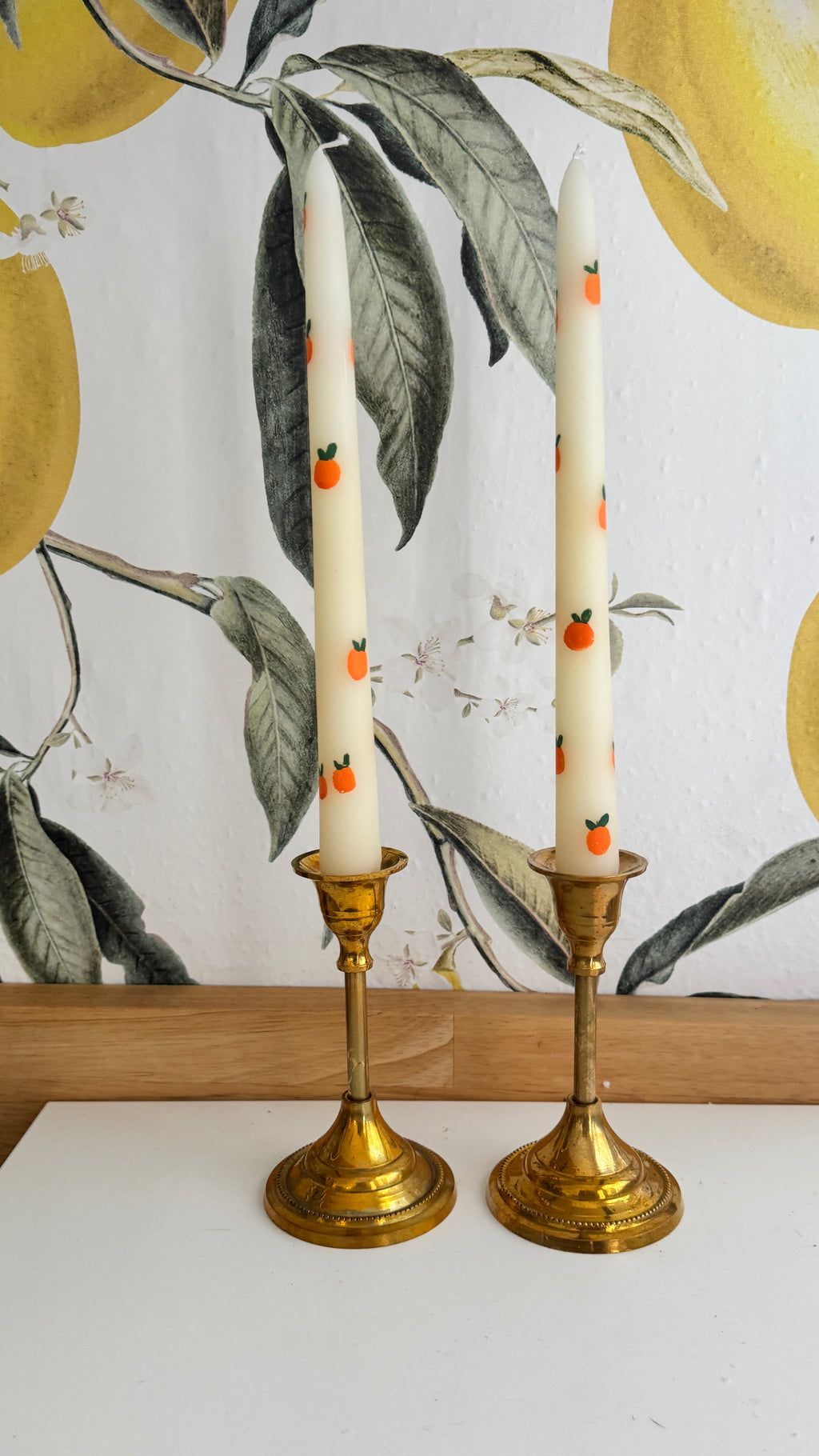 Coastal Bloom Beeswax Tapers