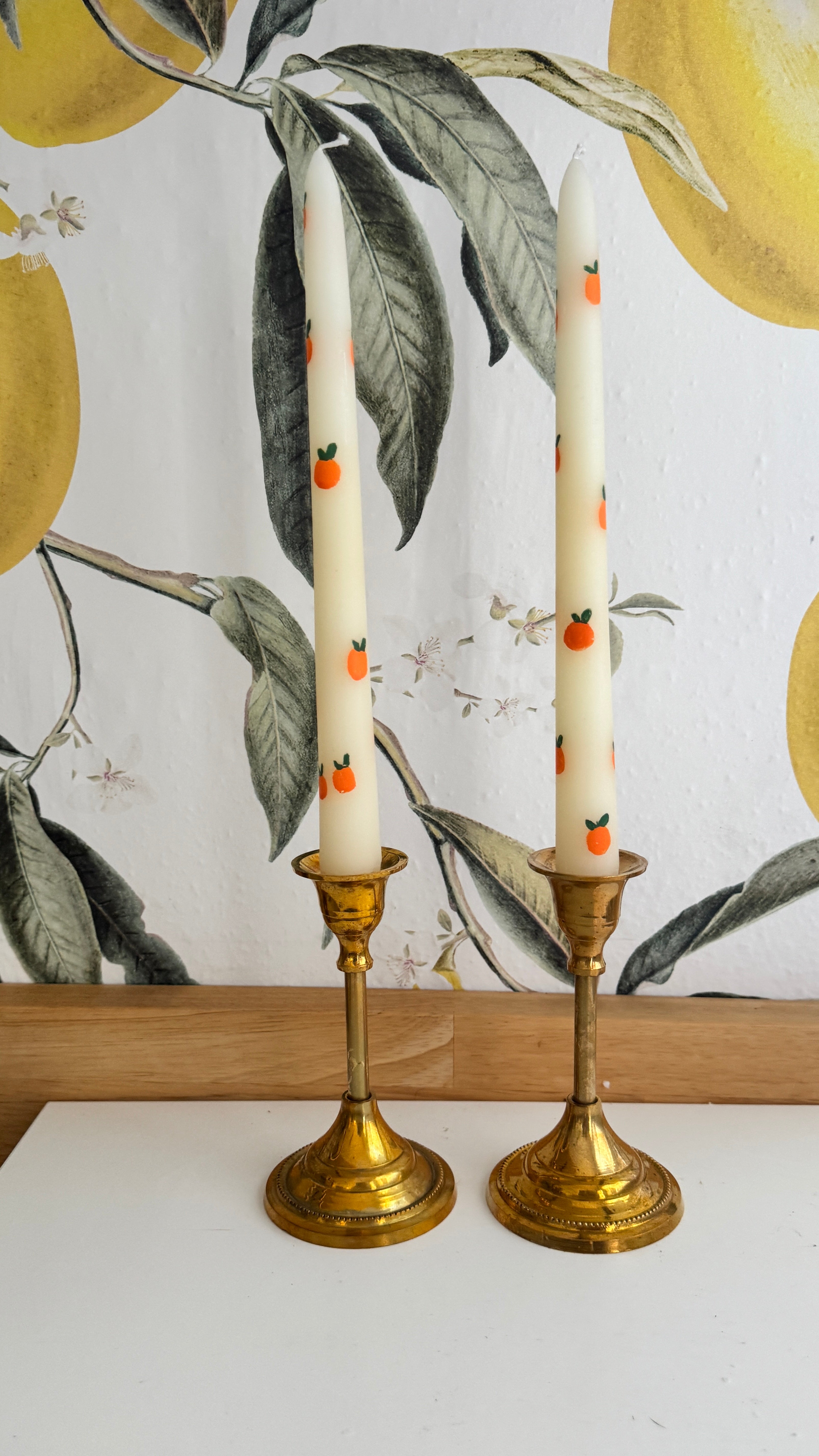 Coastal Bloom Beeswax Tapers